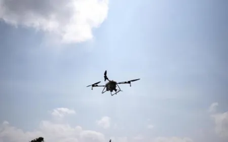 Smuggling was discovered at Chennai airport after 10 powerful drones were found in chocolate-biscuit packages
