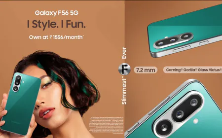 Samsung's new smartphone Galaxy F56 5G launched in India, three rear cameras will be available with slim design