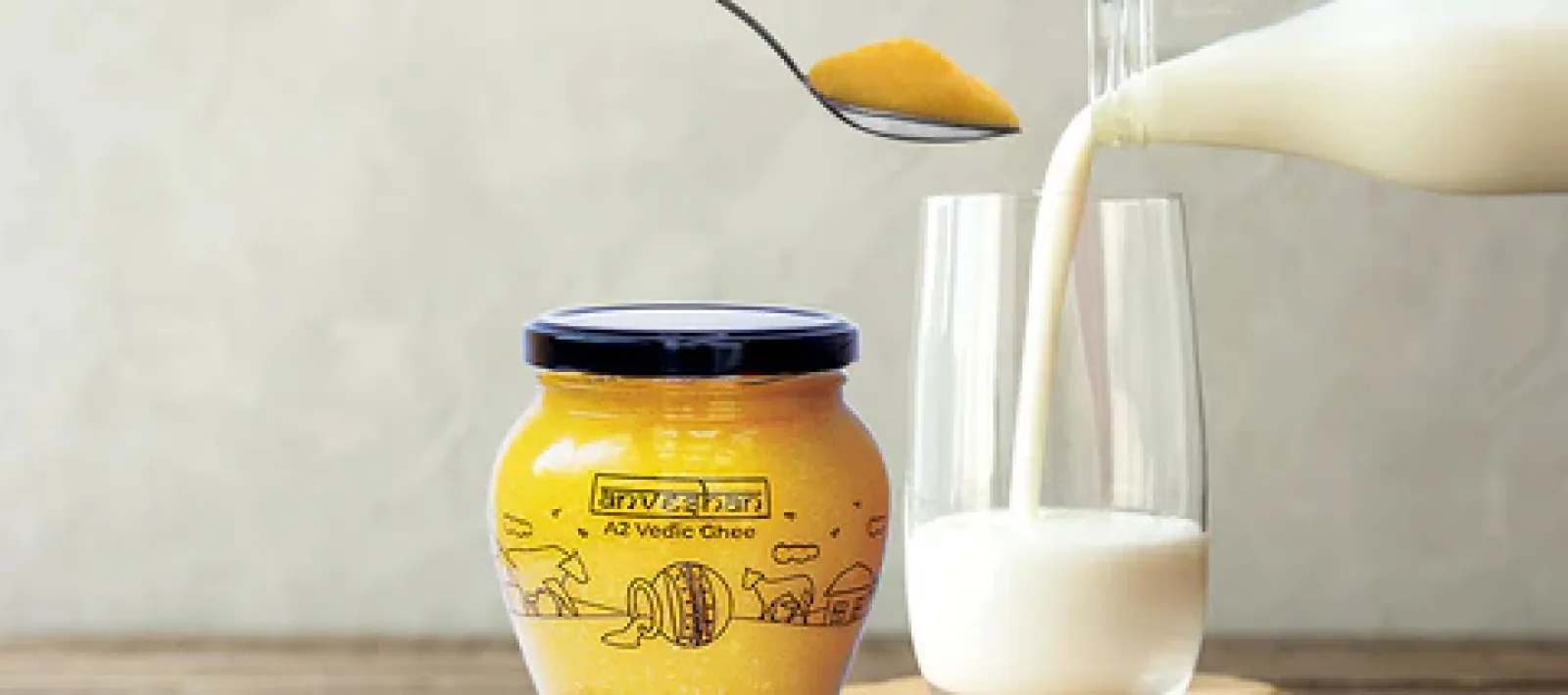 Drinking milk mixed with ghee has these health benefits