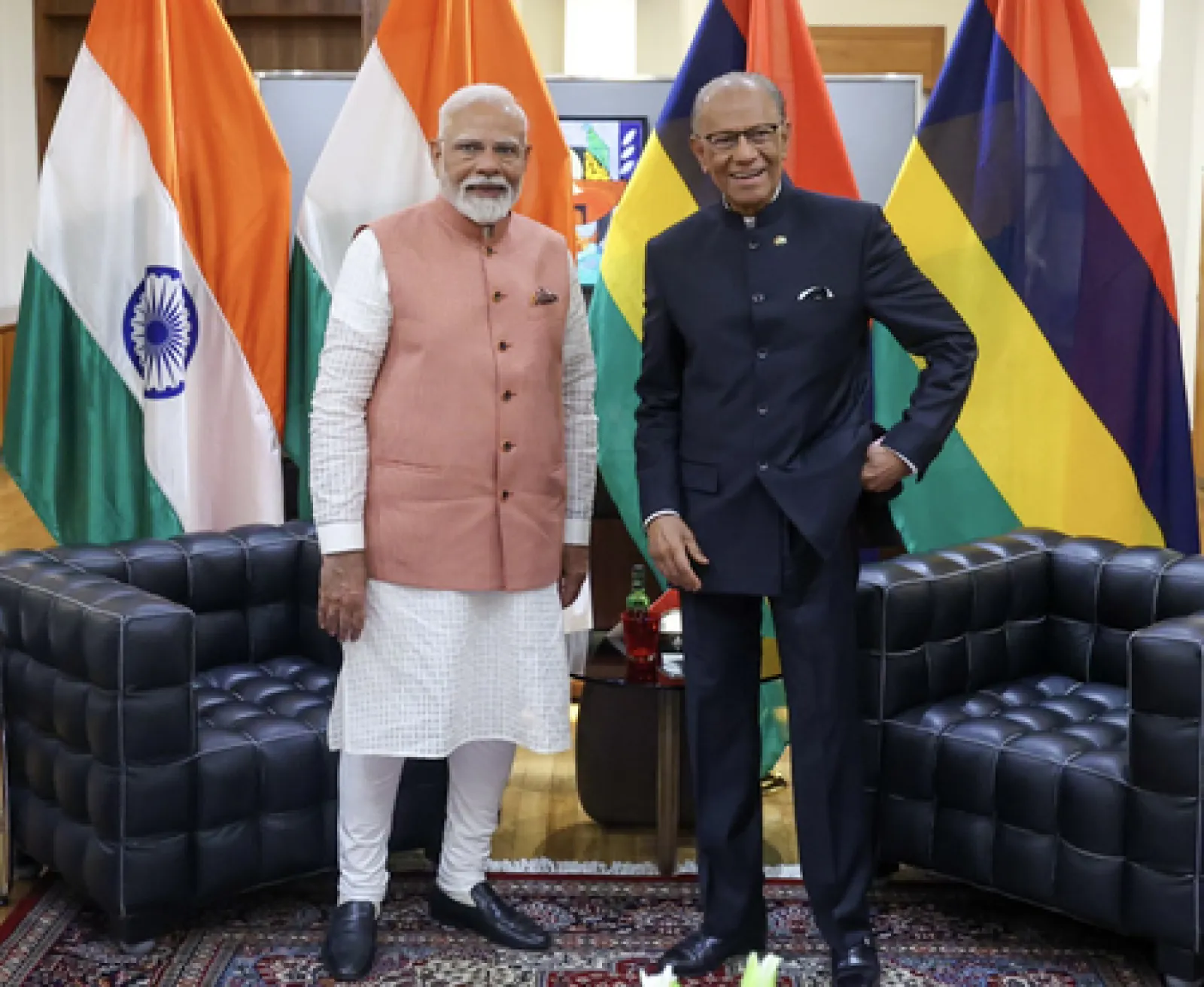 PM Modi spoke to Mauritius counterpart, reiterated the resolve to strengthen strategic partnership