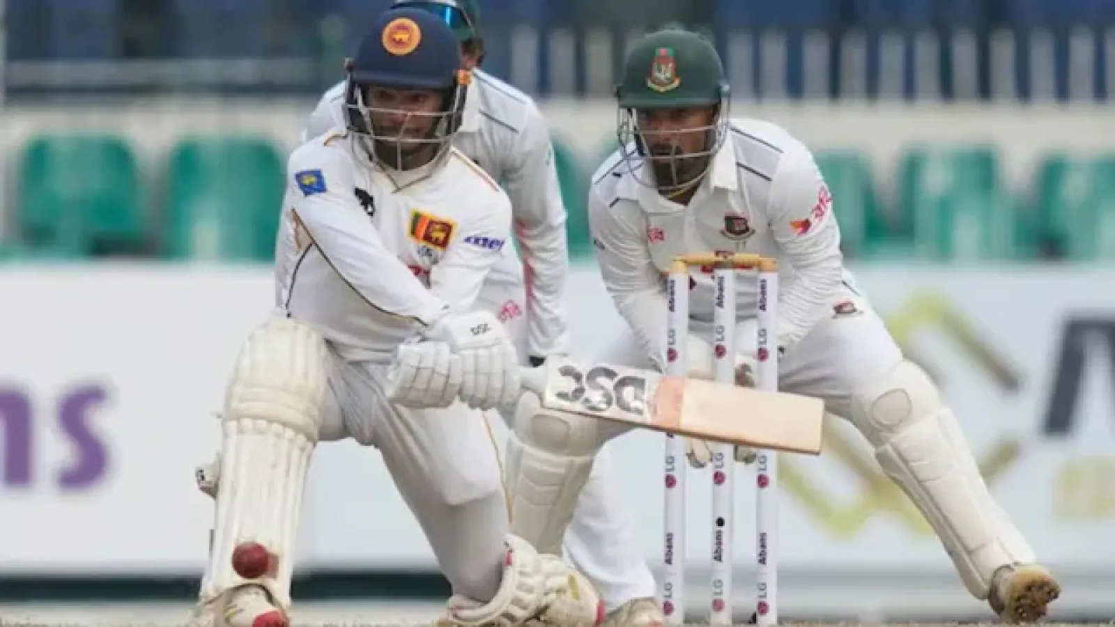 Sri Lanka strengthened by Pathum Nissanka's century, took a 43-run lead over Bangladesh