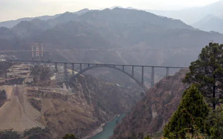 CRPF commandos specially trained will be deployed 24 hours to guard the world's highest rail bridge built on 'Chenab'