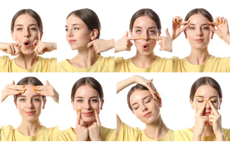 Do these 4 exercises daily for skin tightening and jawline
