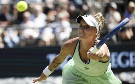 Vondrousova beats Sabalenka to reach Berlin Open final, Wang beats Samsonova