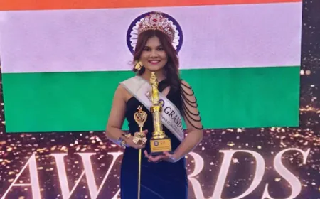 Komal Vaishnav from Jalore Wins Miss Universe Grand Global Ambassador 2025 in Malaysia