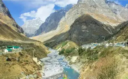 First village of India in Uttarakhand, from here only you can see Saraswati river