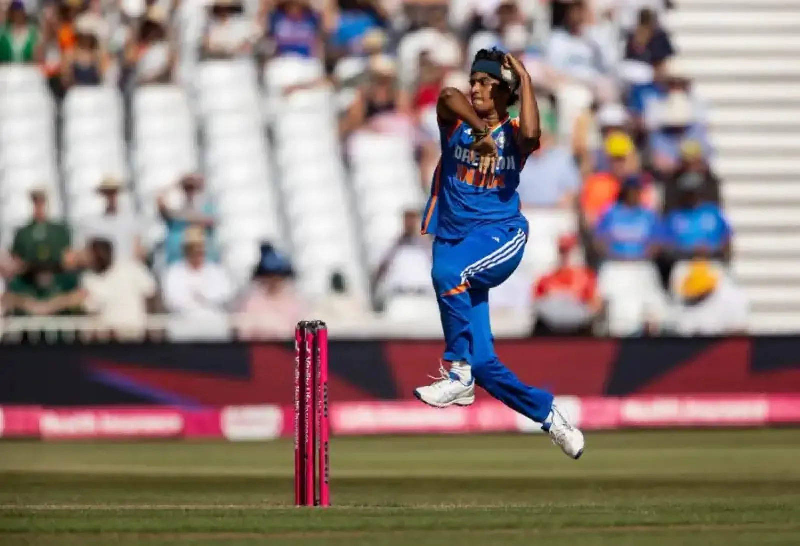 Shri Charani created a unique record in her very first T20 series, the only Indian to do so
