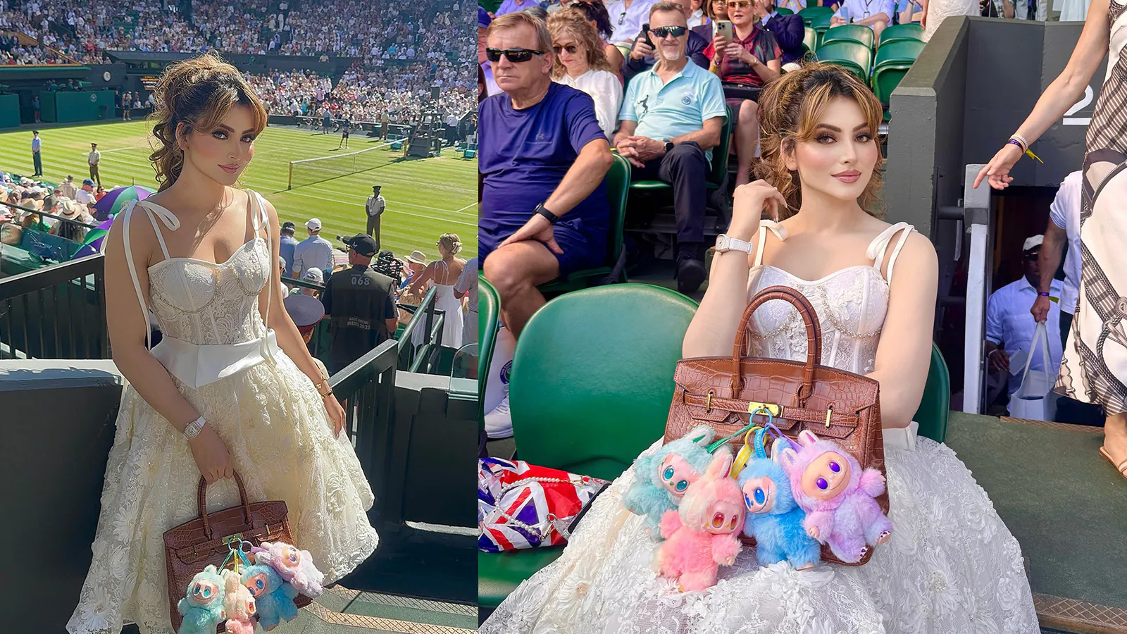 Urvashi Rautela Dazzles in ₹14 Crore Ensemble as She Meets Princess Kate Middleton at Wimbledon 2025 Final