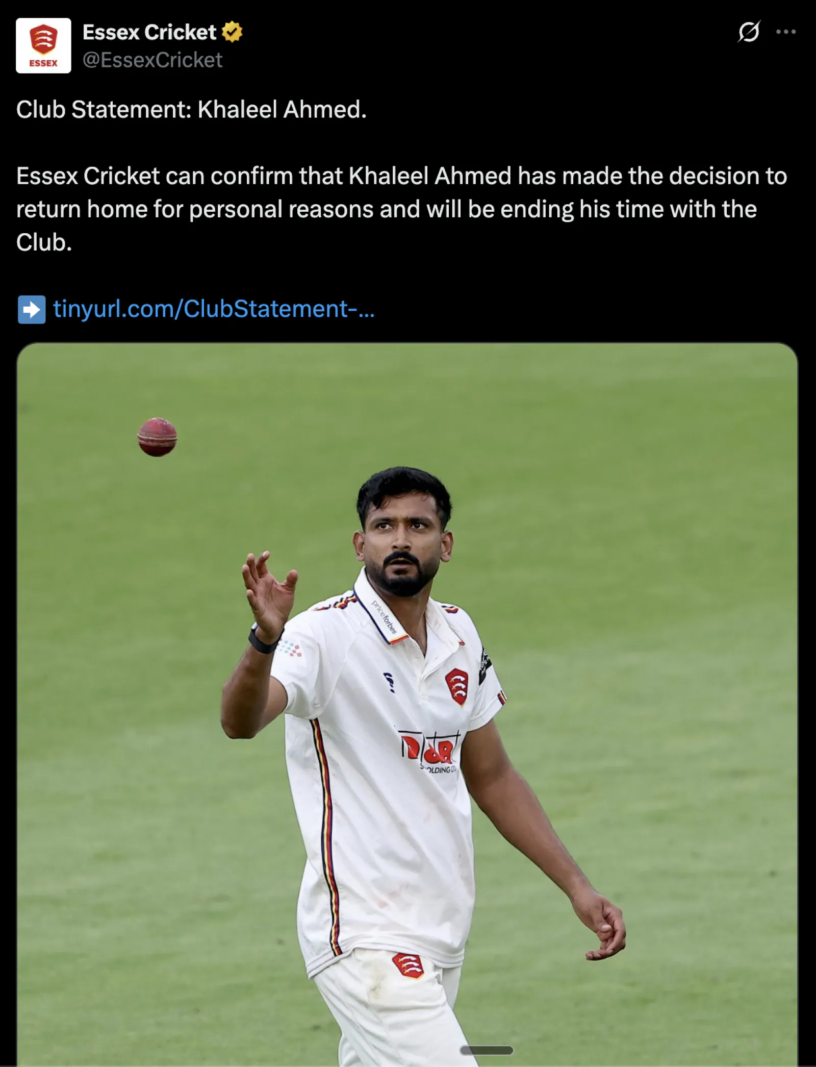 Indian cricketer suddenly returned home from England, left the team due to personal reasons
