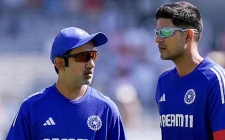 Bowler out from Manchester for Team India; Gambhir and Gill in tension