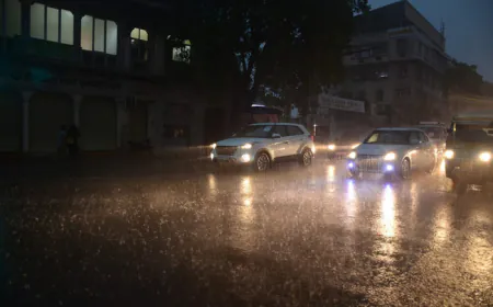 Heavy rain alert in many districts including Jhalawar, heavy rain in Jaipur late night