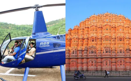 Now travel in the Pink City by helicopter, ride booking started in Pink City on the occasion of Teej Festival