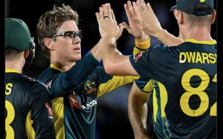 Australia defeated West Indies in the last match too, swept the T20 series like in the Test