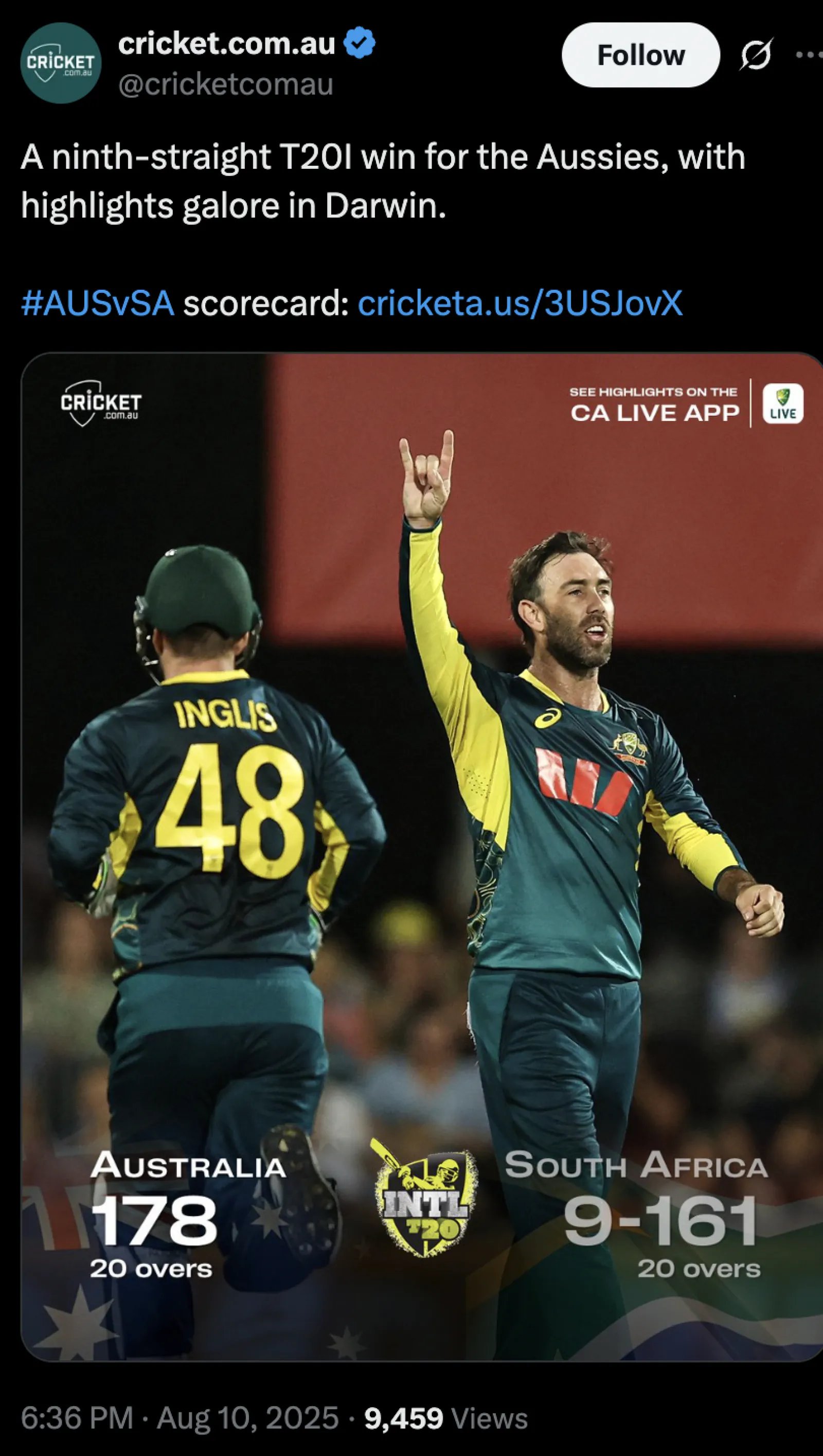 Rickelton's fifty and Mika's 4 wickets went in vain, Australia defeated South Africa in a thrilling match