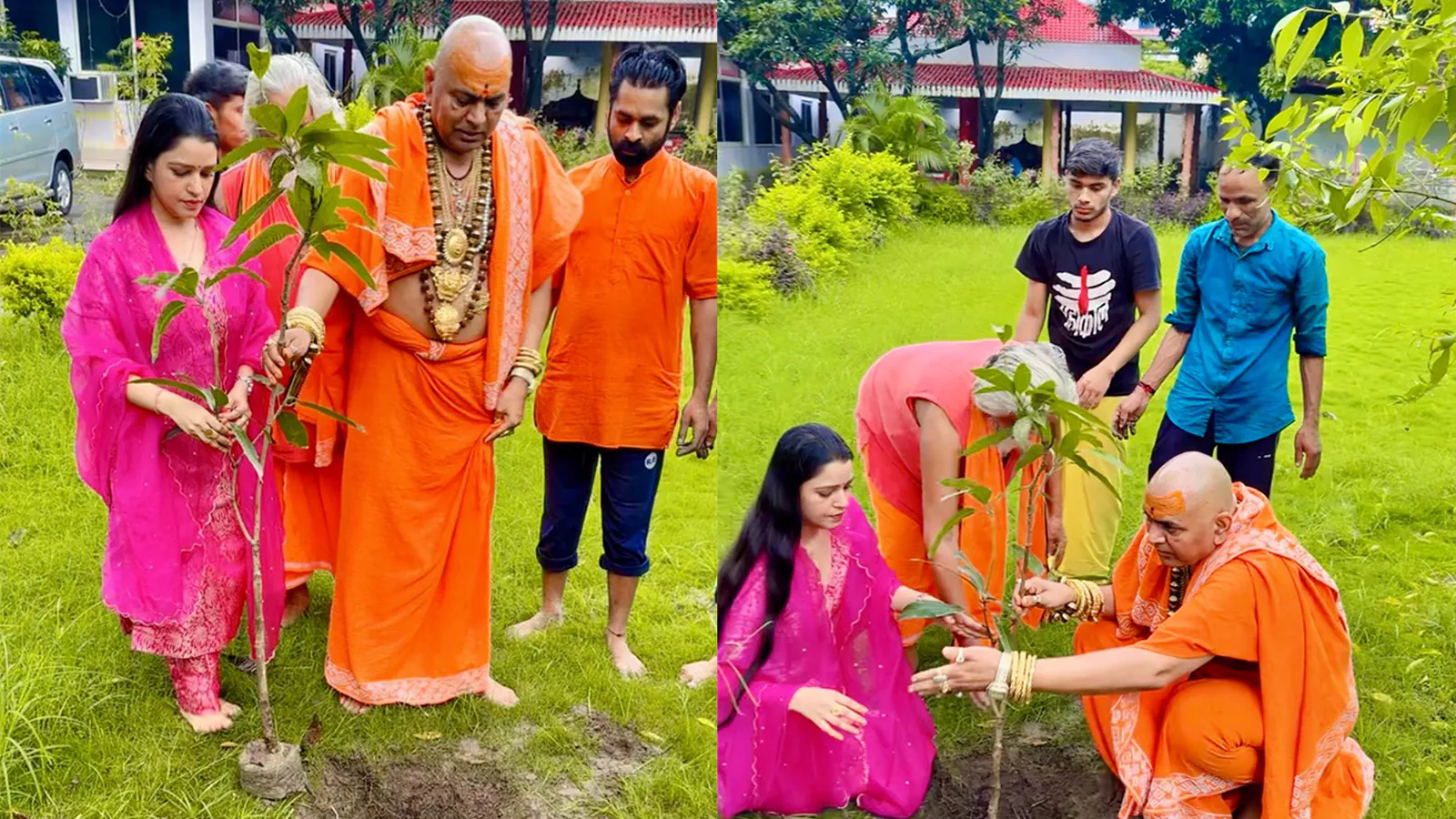 Shanaya Sharma Partners with ‘Environment Baba’ Avdhut Arun Giri for Tree Plantation Campaign