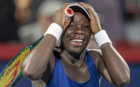 Victoria Mboko reached the Canadian Open 2025 quarterfinals by defeating number-1 seed Coco Gauff