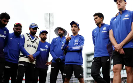 Gautam Gambhir's first reaction came, roared to dominate Test cricket