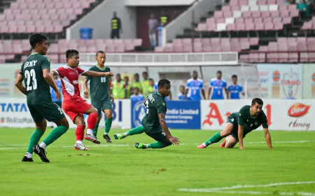 Durand Cup 2025: Indian Army FT beat ten-men Tribhuwan Army FC by one goal