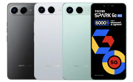 Tecno Spark Go 5G Launched in India at ₹9,999 With 6,000mAh Battery, Dimensity 6400 Chipset and 120Hz Display