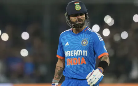 Asia Cup T20: Virat Kohli, Babar Hayat Only Batsmen to Score Centuries; Both Registered 122 Runs