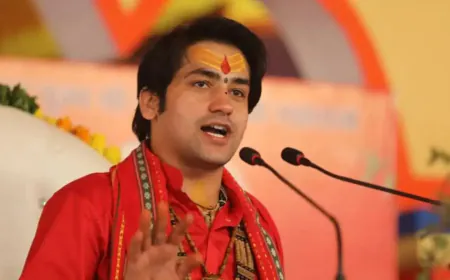 Dhirendra Shastri's announcement from Rewasa Dham - The flag of Hindu nation will be hoisted first in Rajasthan