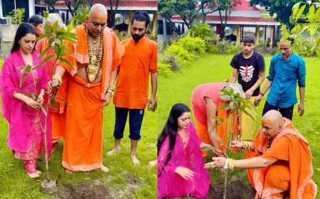 Shanaya Sharma Partners with ‘Environment Baba’ Avdhut Arun Giri for Tree Plantation Campaign