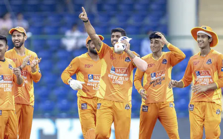 Krish Yadav’s 85 Powers West Delhi Lions to Narrow Win Over Central Delhi Kings