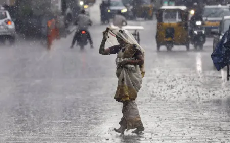 Heavy rain in Rajasthan - Road connectivity cut off in many districts, school holiday in 11 districts