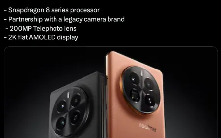 Realme GT 8 Series Leak Hints at 200MP Telephoto Camera, 2K AMOLED Display and Snapdragon 8 Elite 2; Launch Expected in October