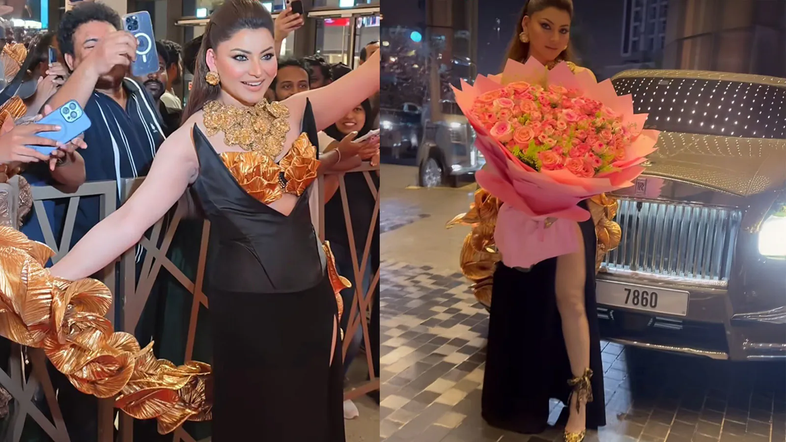 Urvashi Rautela’s Grand SIIMA 2025 Arrival in ₹16 Crore Rolls-Royce Steals the Show