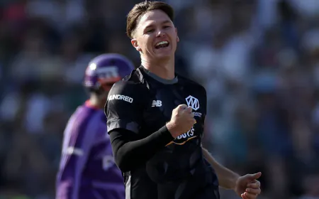 England to Face South Africa in ODI Series from Sept 2; Young Pacer Sonny Baker Set for Debut at Headingley