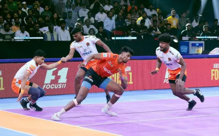 Ajit Chauhan Creates History with 6-Point Raid as U Mumba Crush Bengaluru Bulls 48-28