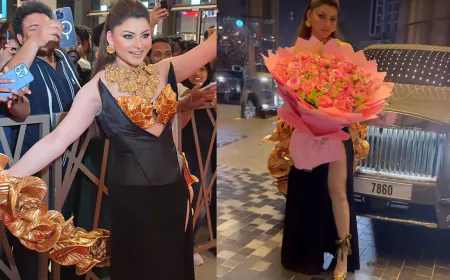 Urvashi Rautela’s Grand SIIMA 2025 Arrival in ₹16 Crore Rolls-Royce Steals the Show