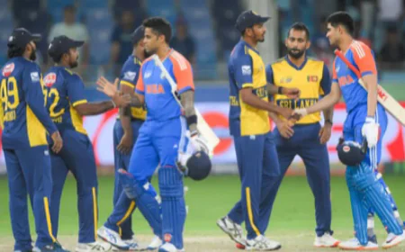 India Edge Past Sri Lanka in Super Over Thriller, Set Up Asia Cup Final with Pakistan