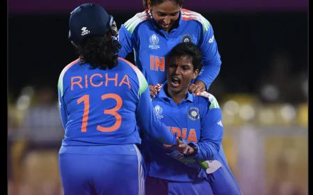 Team India starts Women's World Cup 2025 with a win, defeating Sri Lanka by 59 runs