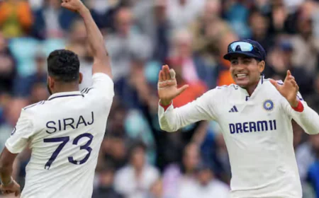 India Dominate Lunch Session as West Indies Struggle at 90/5 in Ahmedabad Test