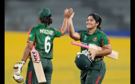 Women’s ODI World Cup: Bangladesh Outclass Pakistan with Strong All-Round Show
