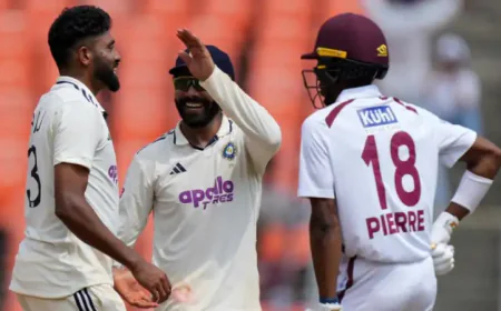 Gill Leads Confident India, Elects to Bowl in Series-Defining Test vs West Indies