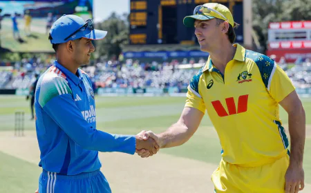 Australia Seal ODI Series With 2-0 Lead After Beating India by 2 Wickets in Adelaide