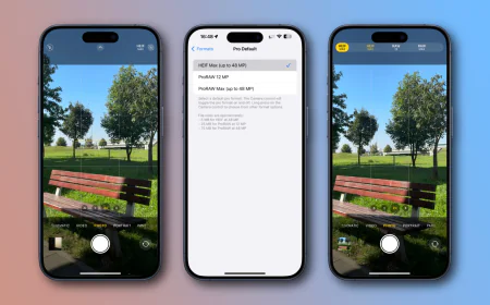 Apple Adds 48MP Manual Photo and Video Capture to iPhone Camera Settings