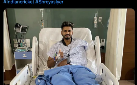 India’s Vice-Captain Shreyas Iyer Suffers Rib Fracture, Internal Bleeding in Sydney ODI