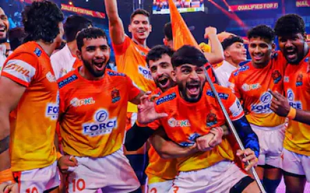 Puneri Paltan Clinch Spot in PKL 12 Final After Downing Titans in High-Scoring Clash