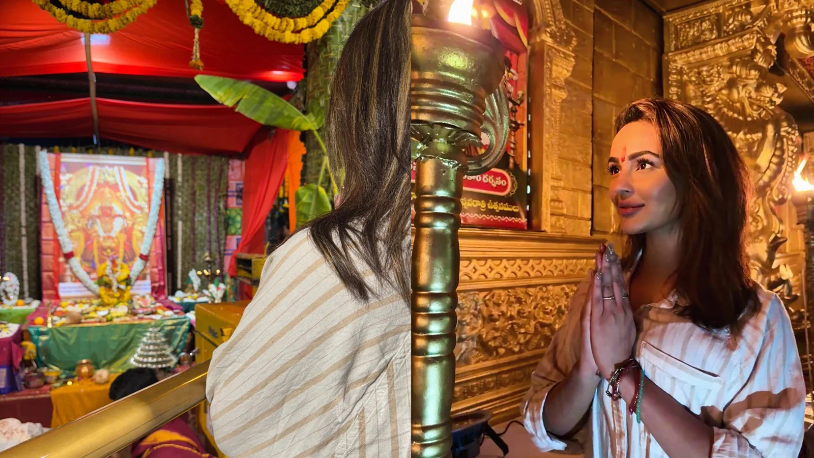 Seerat Kapoor Seeks Divine Blessings at Peddamma Temple Ahead of Pan-India Film