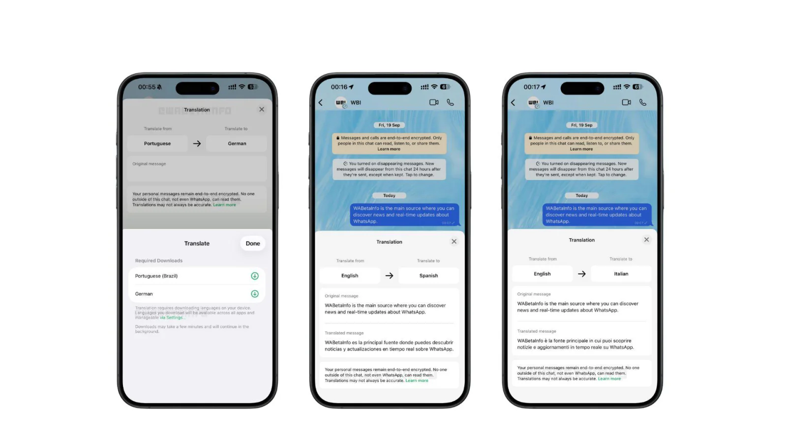 WhatsApp for iOS Gets Message Translation Feature with 21 Language Support
