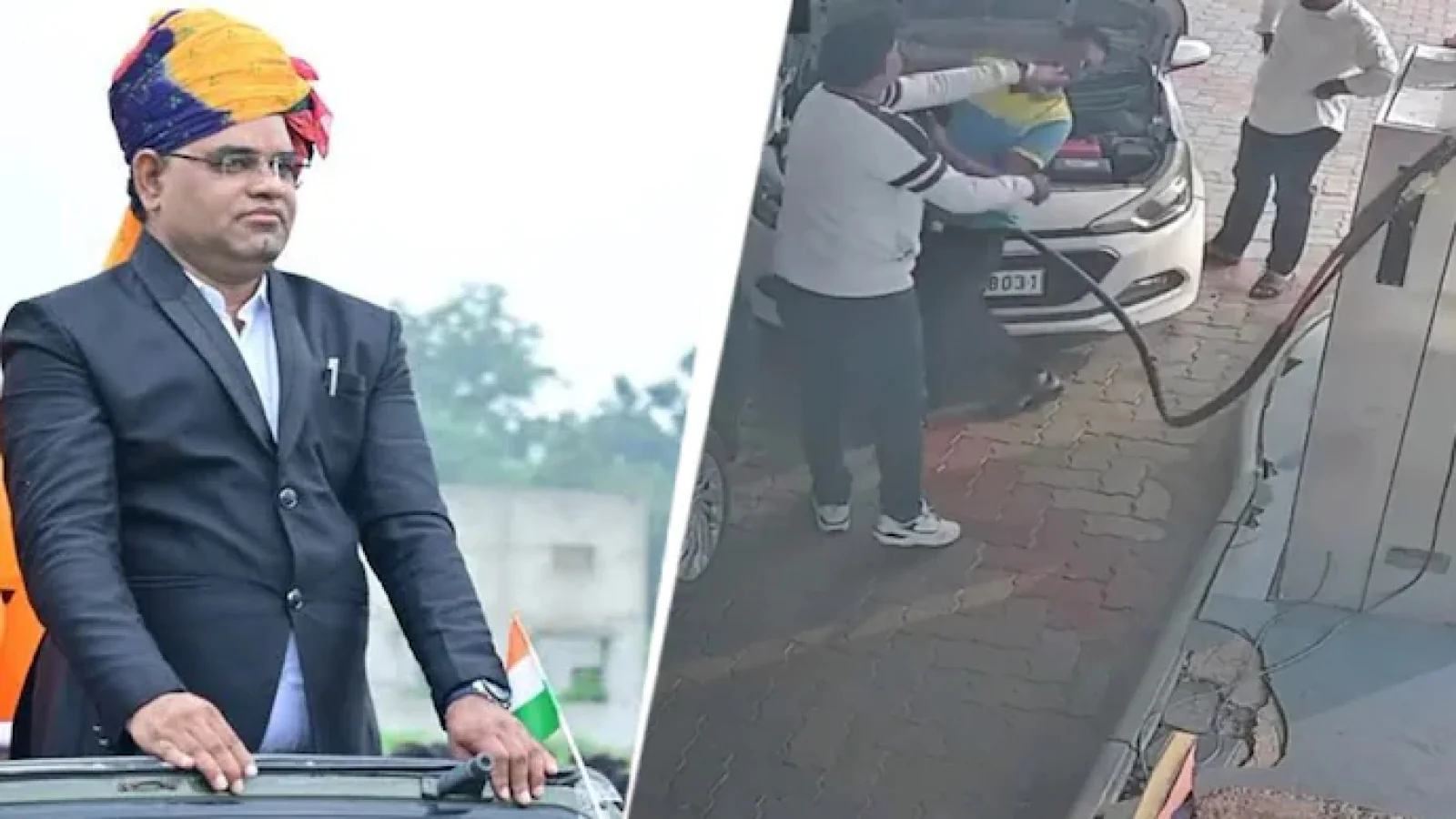 Bhilwara: SDM Chhotu Lal Sharma Slaps Petrol Pump Worker, Clash Sparks Arrests