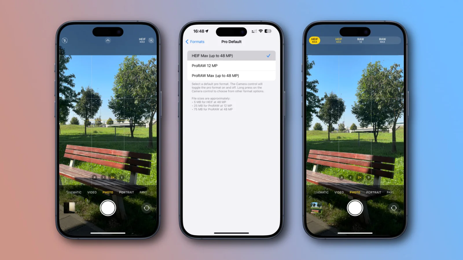 Apple Adds 48MP Manual Photo and Video Capture to iPhone Camera Settings
