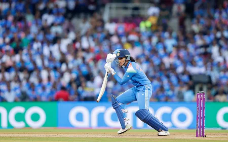 Smriti Mandhana Breaks Mithali Raj’s Record, Becomes India’s Top World Cup Run-Getter