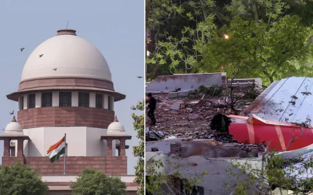 Supreme Court Issues Notice to Centre and DGCA Over Air India Ahmedabad Crash, Seeks Clarity on Pilot’s Role