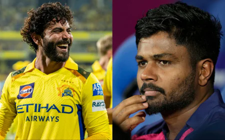 IPL’s Biggest Trade Finalized: Ravindra Jadeja to RR, Sanju Samson to CSK