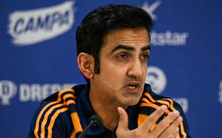 Fake Resignation Post of Gautam Gambhir Sparks Confusion During Guwahati Test